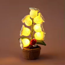 Handmade Crochet Flower Lamp